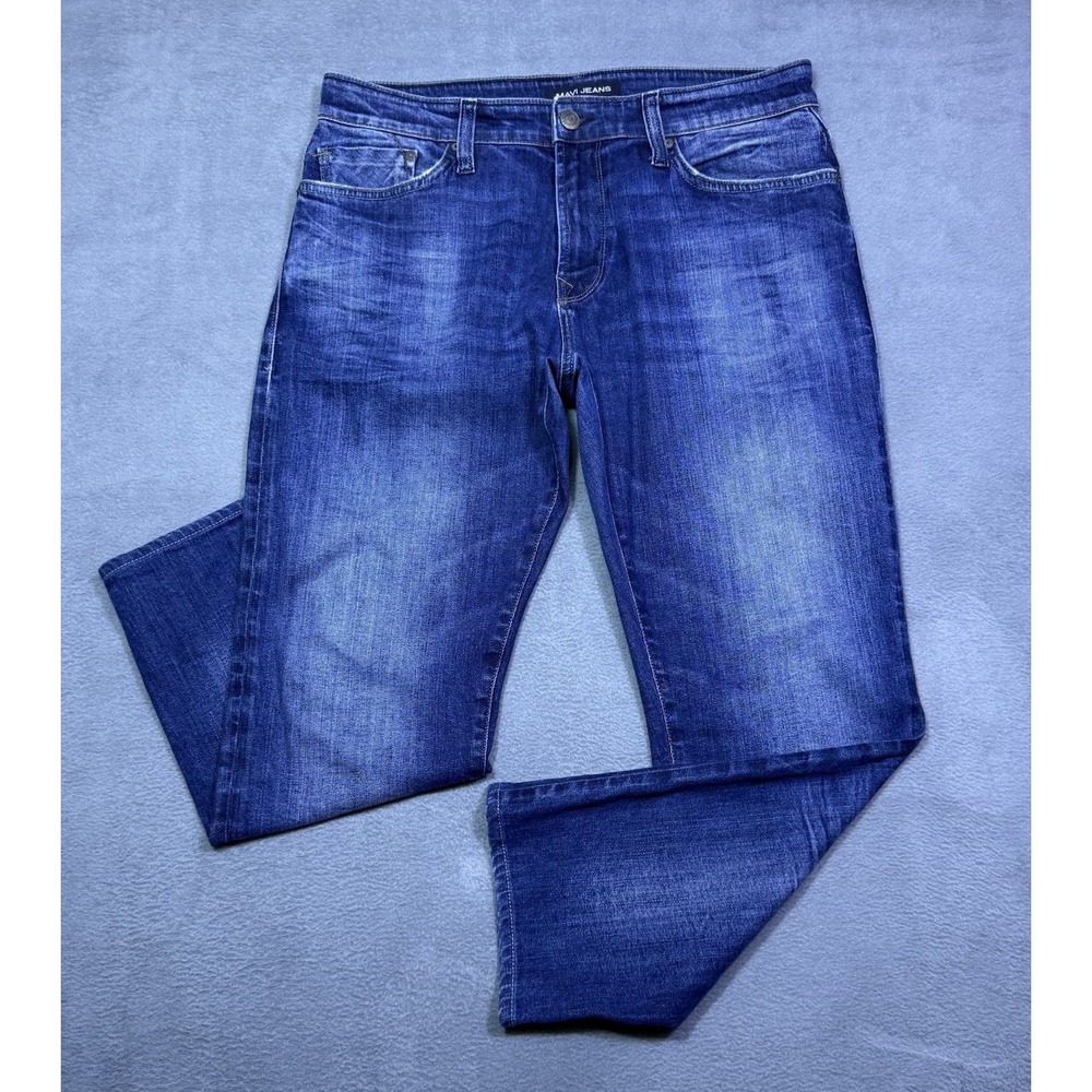 Mavi Jeans Mens 34x28 Straight Leg Slim Fit Tapered Normcore Modern USA
